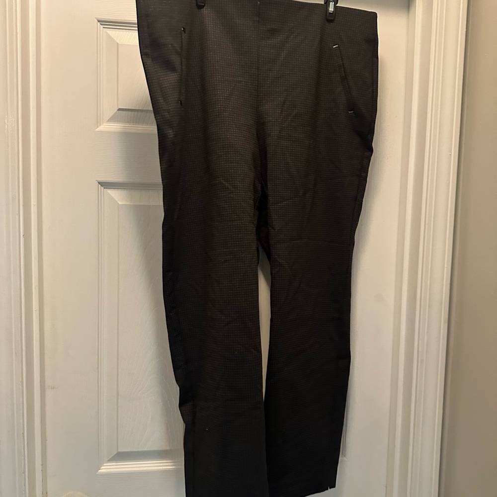 Chico's Black Dress Pants with Classic Straight-Leg Design